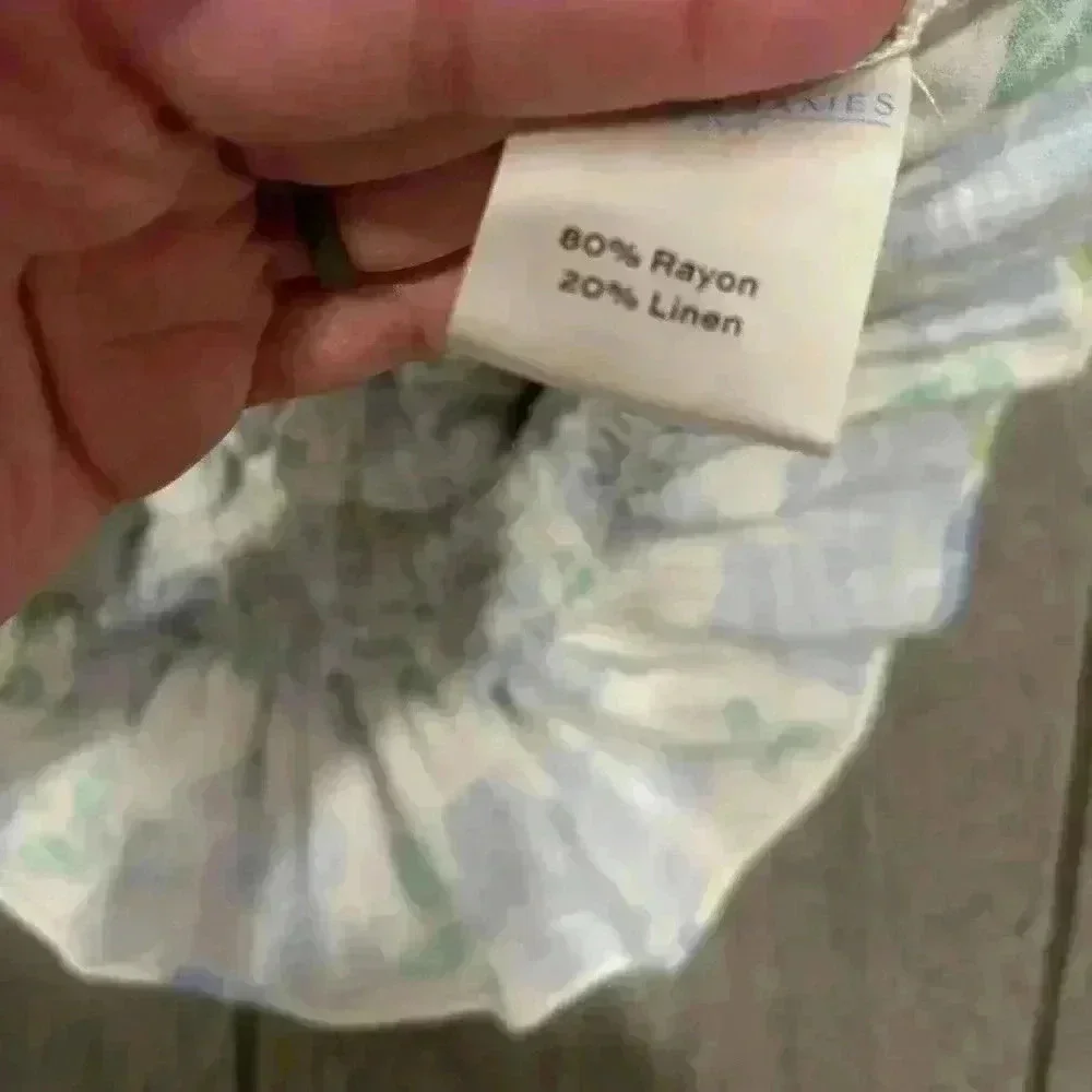 Draper James RSVP Sleeveless Peplum Top Size Medium - Picture 6 of 6